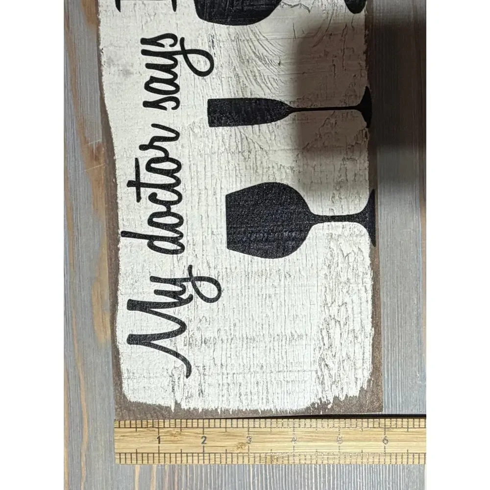 NEW Rough Cut Decor “My Doctor Says I Need Glasses” Wall Art